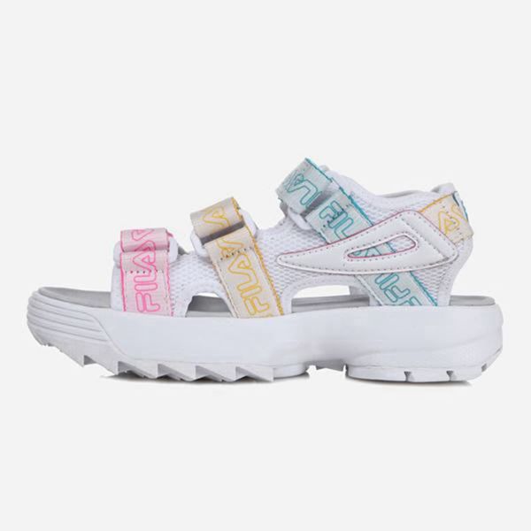 Sandalias Fila Niños Blancas - Ss Disruptor Sd Pipey Kd - España 513490GLN